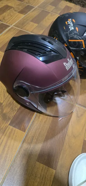 Bike Helmets 2 units Steelbird and boolean