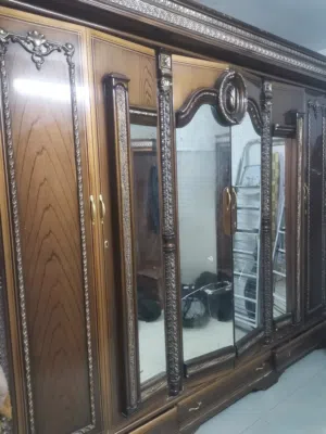 غرفة نوم+طباخ+سرير اطفال+بوفية حديد+ميز طعام بلاستك 2كراسي
