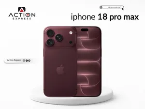 IPHONE 18 PRO MAX ( 256GB ) NEW // ايفون 18 برو ماكس ذاكره 256 جيجا الجديد كليا