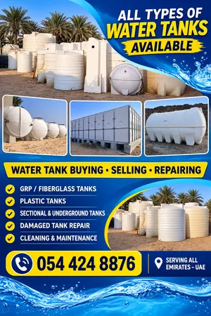 All types water tank buying in sealing in damach water tank repair services all emarates