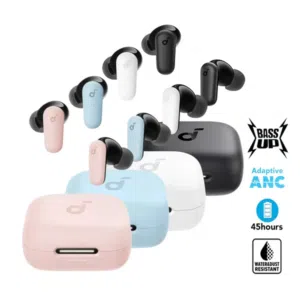 سماعات Anker R50i NC earbuds  بافضل جودة صوت بسعر مغري لجميع التلفونات وكفالة سنة