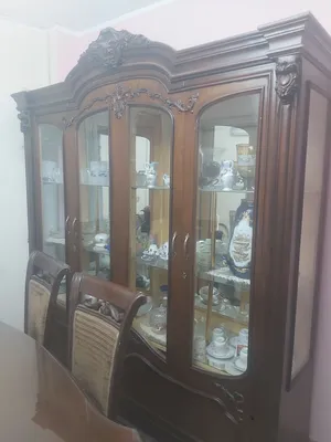 سفرة 6 كرسى 2 متر خشب زان