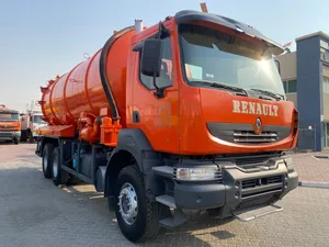 All types of tankers are available (sewage, water, and diesel): Renault, Scania, Iveco, Nissan, UD