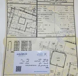 ارض سكنية للبيع في الغبرة الشمالية خلف المحكمة العليا ، بها تصريح بناء شقق