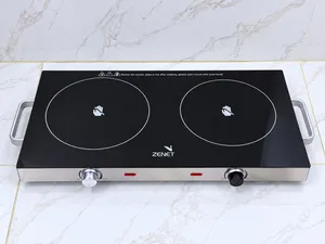 ZENET Double-Burner Electric Hot Plate