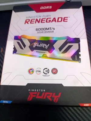 النوع: DDR5 السعة: 32GB (2 × 16GB) السرعة / التردد: 6000MT/s الإضاءة: مزودة بإضاءة RGB