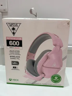 Turtle Beach Stealth 600 Gen 2 MAX wireless gaming headset in pink.