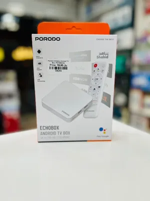 Brand New Porodo Echobox TV Box in Oman 4K Clarity