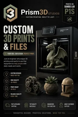 Custom 3D Modeling and 3d printing service