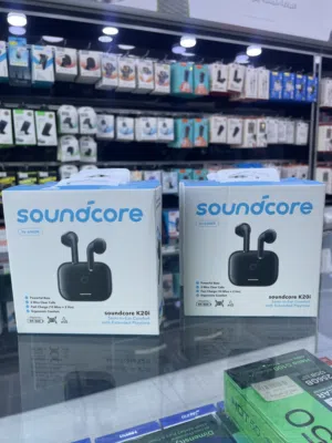 Anker SoundCore K20i من شركة انكر متوفرة باللون الاسود و ابيض و النهدي العرض حتى نفاذ الكمية ب19
