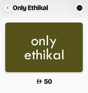 gift card for only ethinkal