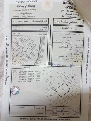 ارض سكنية للبيع ( ولاية المضيبي: قرية الروض-سليل عبيد )