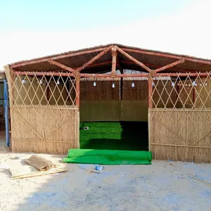 **Traditional Arabian Desert Camp Tent – Handmade Majlis Shelter**