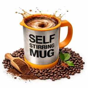 كوب التقليب الذاتي – Self Stirring Mug بزر تشغيل الموديل:YD-001 كوب عملي مزوّد بخاصية التقليب الذاتي