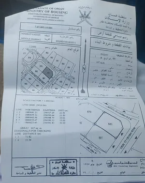 أرض للبيـــــــــــــع ركنيه مرباط