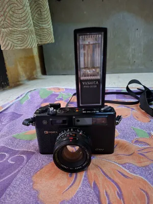 Yashica Electro 35 GTN + Pro 50DX Vintage Film Camera Japan
