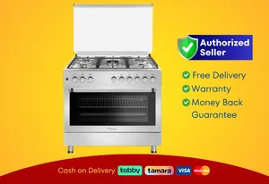 Super General 90X60 Cm 5 Burner Cooking Range