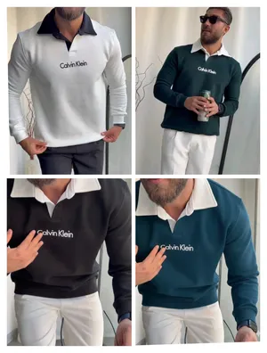 سويت شيرت Calvin Klein ياقه tee3
