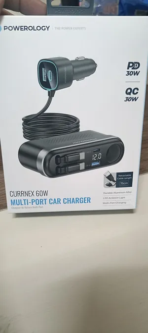 powerology Currnex 60watt Multiport car Charger