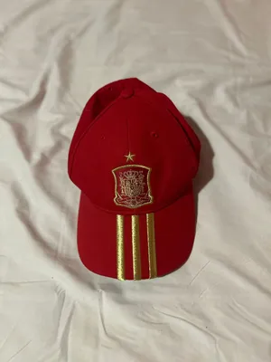 Adidas red and gold Spain national football team baseball cap Original