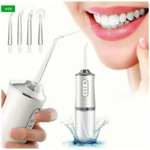 مضخه جهاز تنظيف الأسنان بالماء شحن الخيط المائي ORAL IRRIGATOR Convenient Electric مضخة اسنان