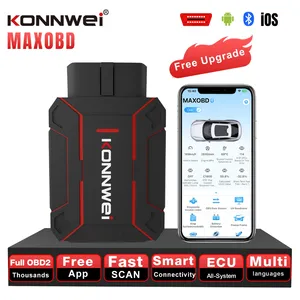 تخفيضات%لـفترة محـدودة - جهاز كشف الأعطال الاحترافي - KONNWEI MAXOBD