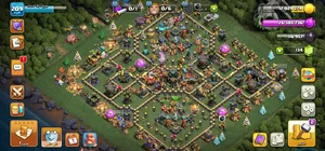 حساب كلاش اوف كلانس للبيع با250ريال سعودي تاون17مكس
