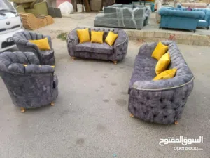 عرض اسبوع اطقم كنب 7 مقاعد جميع الموديلات متوفره بسعر الجمله