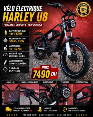 Vélo Électrique Likebike U8 HARLEY 48V