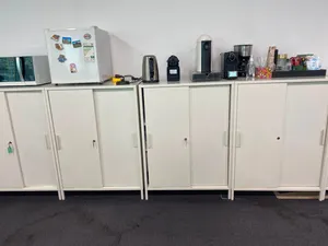 Ikea Steel White Cabinets