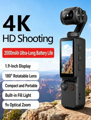 للبيع كاميرا صغيرة وعملية، تصور بجودة 4K