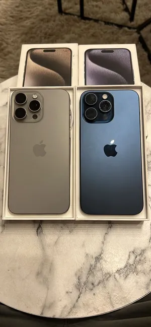 I phone 15 pro max 256 بسعر حرررررق ايفون 15 برو ماكس 256 g بحال الجديد بسعر محرووووق بطارية 85