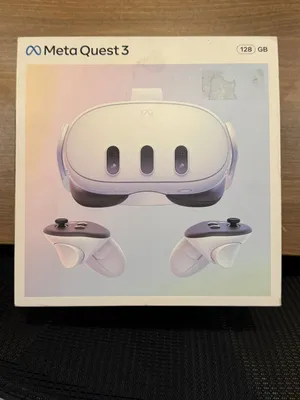 Meta Quest 3 128GB – شبه جديد ونظيف جداً مع العلبة والملحقات الأصلية