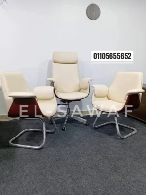 كراسي مكتب مودرن / طقم كراسي يشمل ( كرسي مدير+2 كرسي إنتظار )مودرن /modern chair /متاح جميع الألوان