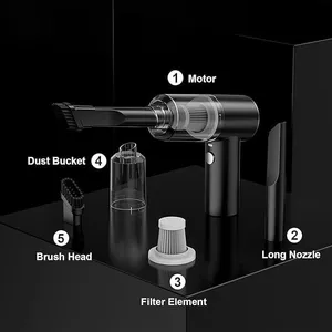 مكنسة سيارة شفط و دفع  Car vacuum cleaner with suction and blowing function