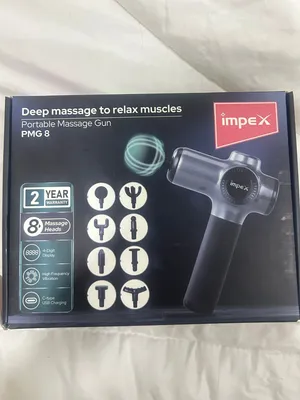 مسدس مساج احترافي للرياضيين Impex (استخدام خفيف جداً + ضمان سنتين)