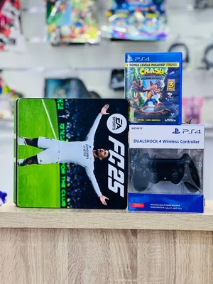 PS4سلم معاه دسكه كراش عديه ويد بي ضمانه محل مش مهكرررررر