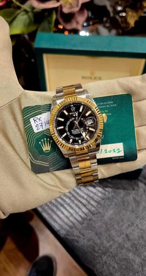 Rolex Sky-Dweller Steel & Gold Black Dial 42mm 2022  رولكس سكاي دويلر ستيل وذهب بمينا سوداء