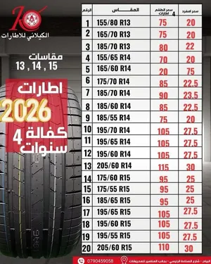 جميع انواع و مقاسات الإطارات بأقوى العروووووض في المملكة
