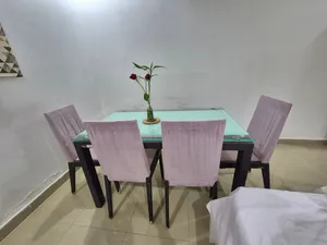 Premium CityW Dining Table Set With 4 Chairs (Glass Top) - Al Mutlaq Model Code No 141200000