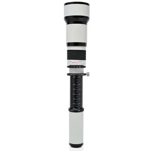 عدسة Opteka 650-1300mm (2X- 1300-2600mm) تقريب اكثر من 2 كيلومتر  ( كاش او تحويل )