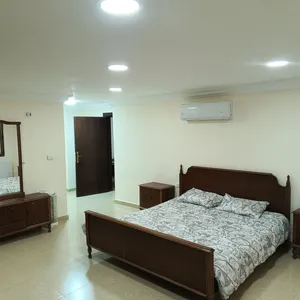 شقه مفروشه للايجار مرج الحمام شارع سلام Furnished apartment for rent