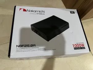 Nakamichi NBF25.0A 10 inch underseat subwoofer NEW بوفر يركب تحت الكرسي قوي حجم 10 انش وجديد