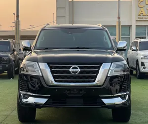 نيسان بلاتينيوم خليجي فل رقم 1 مديل2021 V6مالك 1 مفاتيح دفاتر الوكالة