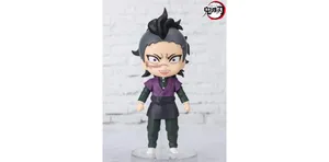 Demon Slayer Genya Shinazugawa Figuarts Mini Bandai Chibi Figure 9cm, New in Box, Original