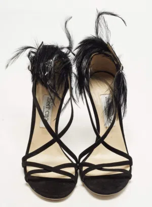 Jammy choo feather sandals