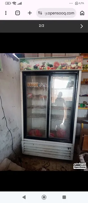 ثلاجات عرض بابين سحاب