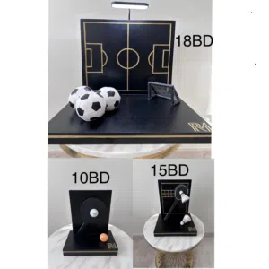 قطع ديكور رياضية مصنوعة يدويا بالخشب Handmade wooden sports decoration piece