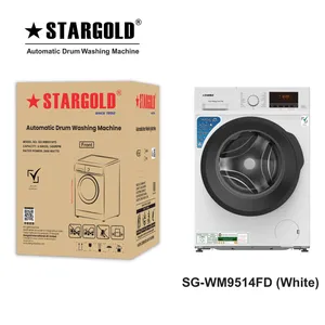 9.5 kg capacity: Suitable for medium-to-large household laundry loads. 1,400 RPM spin speed: Helps e