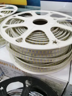 ربطات إضاءة 50 متر ابيض اصفر الألوان من 2-4 خط